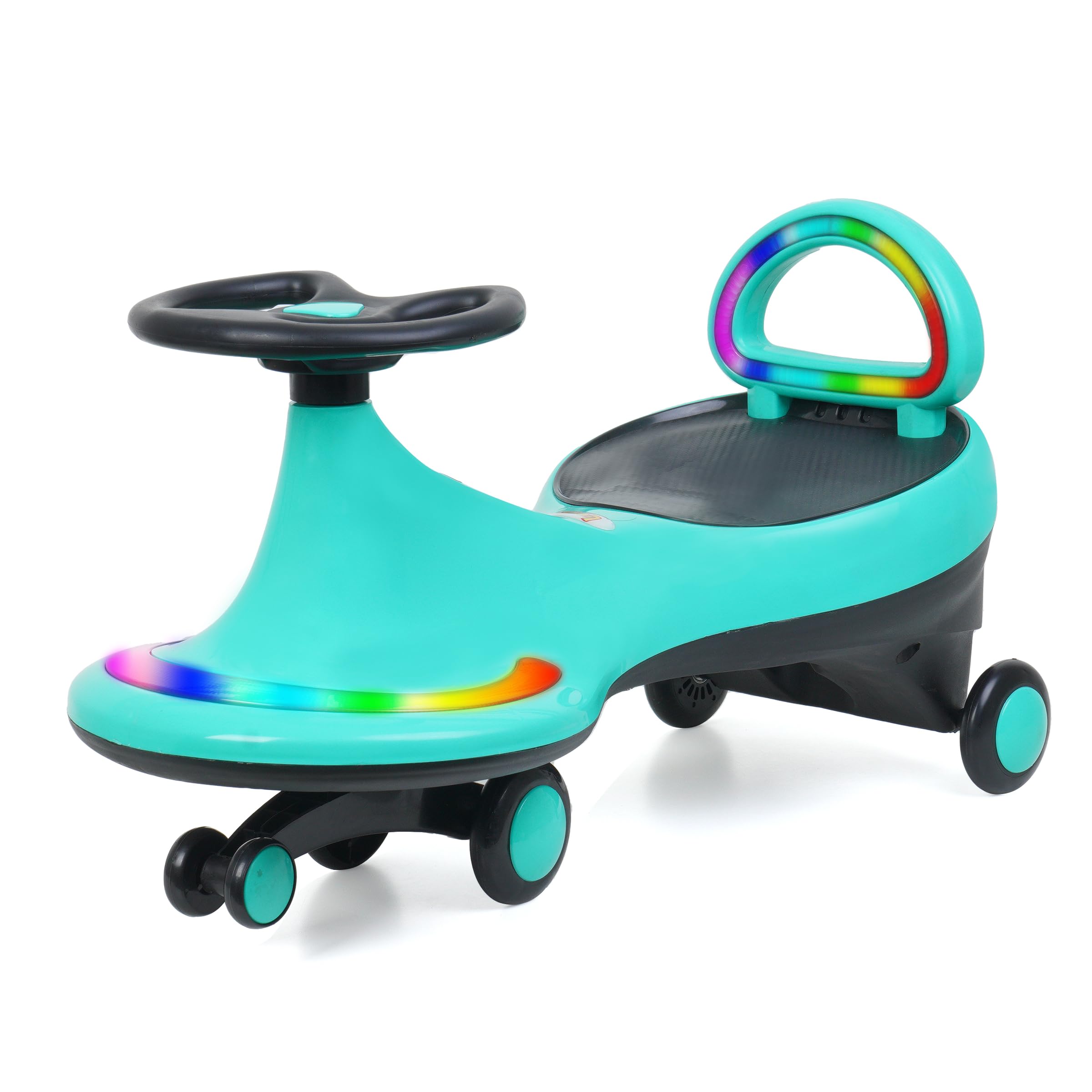 Luusa Magical Swing Car for Baby | Musical Rhymes and Colorful LED Lights with Backrest LED | Kids | 60 Kgs of Capacity | Floor-Friendly Wheels | 2 to 5 Years | Proudly Made in India (B0CXSV2T6Z) Amazon Price History, Amazon Price Tracker