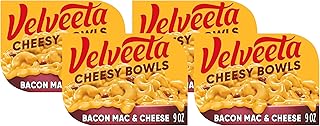 Cheesy Bowls, Bacon Mac and Cheese, 9 oz (Pack of 4)