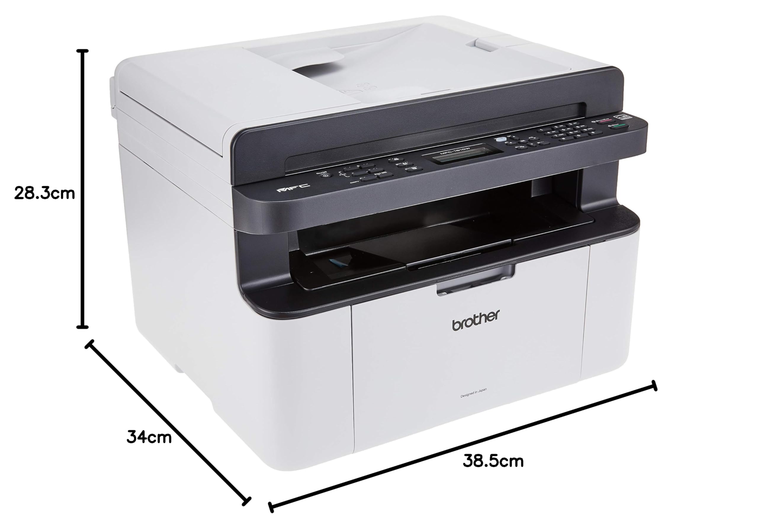 Brother MFC-1910W - A4 All-in-One Monochrome Laser Printer. Print