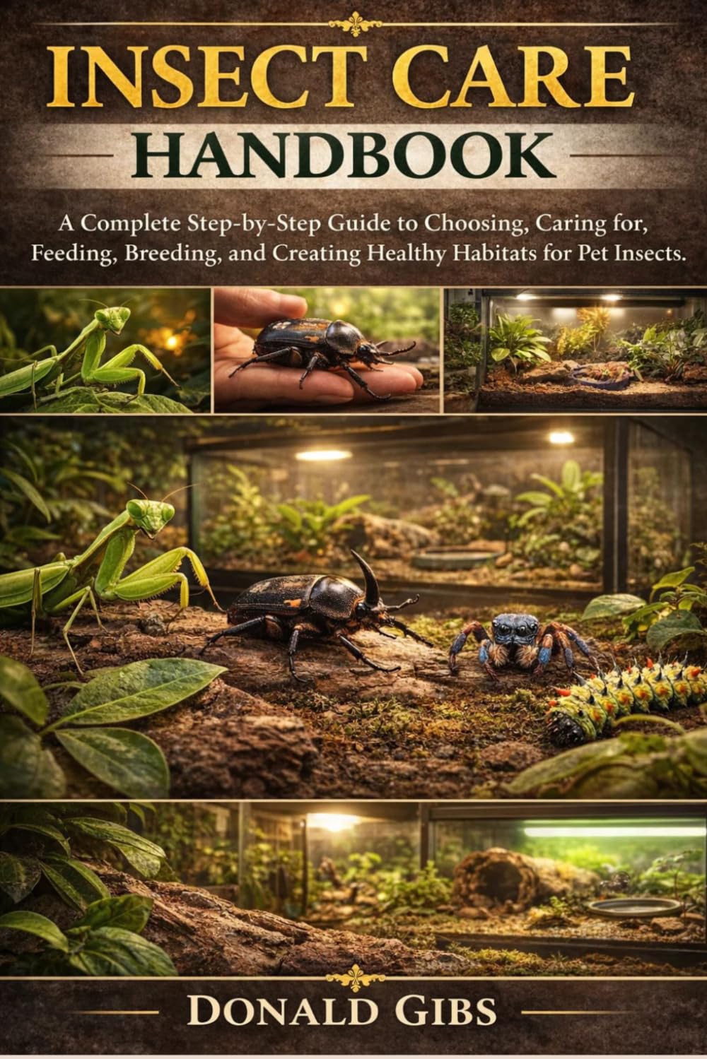 INSECT CARE HANDBOOK: A Complete Step-by-Step Guide to Choosing, Caring for, Feeding, Breeding, and Creating Healthy Habitats for Pet Insects.