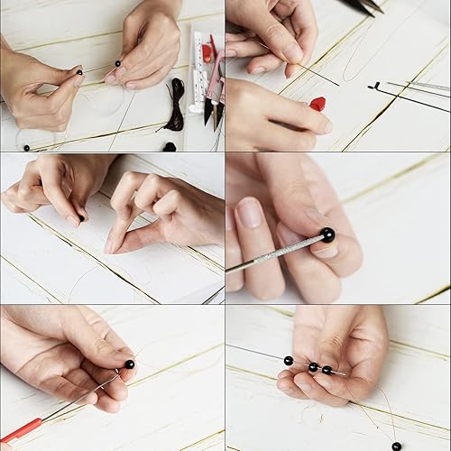 Miniatura 6 de uxcell Escariador de cuentas con puntas con asas de plástico rojo para ampliar agujeros, 4 unidades