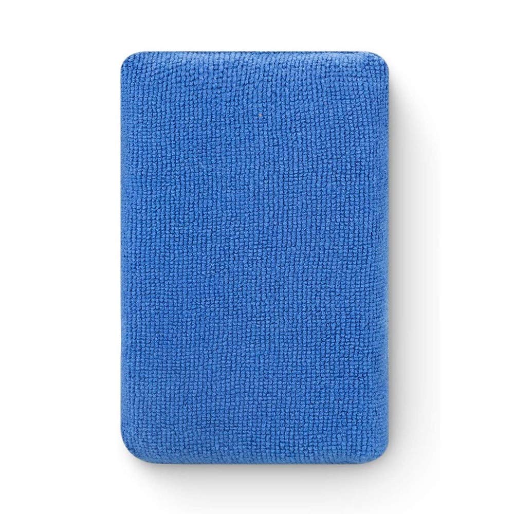 2 Spugne Microfibra Per Lucidatura Auto - 140x90 Mm, Per Carrozzeria, Plastica, Pelle