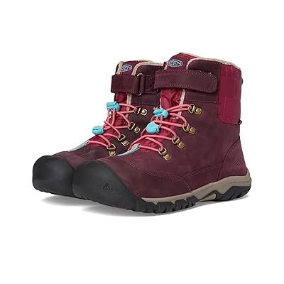 KEEN Kids Kanibou Waterproof (Little Kid/Big Kid) Kids Shoes Black/Bronze Green