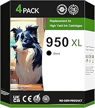 950XL Druckerpatronen für HP 950xl Multipack Kompatible für HP Officejet Pro 8600 8610 8620 8100 8615 8100 8625 8630 8640 8660 276dw 251dw Drucker, 1 Schwarz