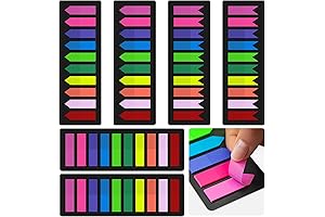 10-Color Arrow Sticky Notes Tabs [1500 Pieces]