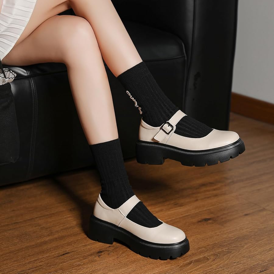 【Raucohouse】Platform mary jane strap shoes Raucohouse】Platform mary jane strap shoes (Raucohouse