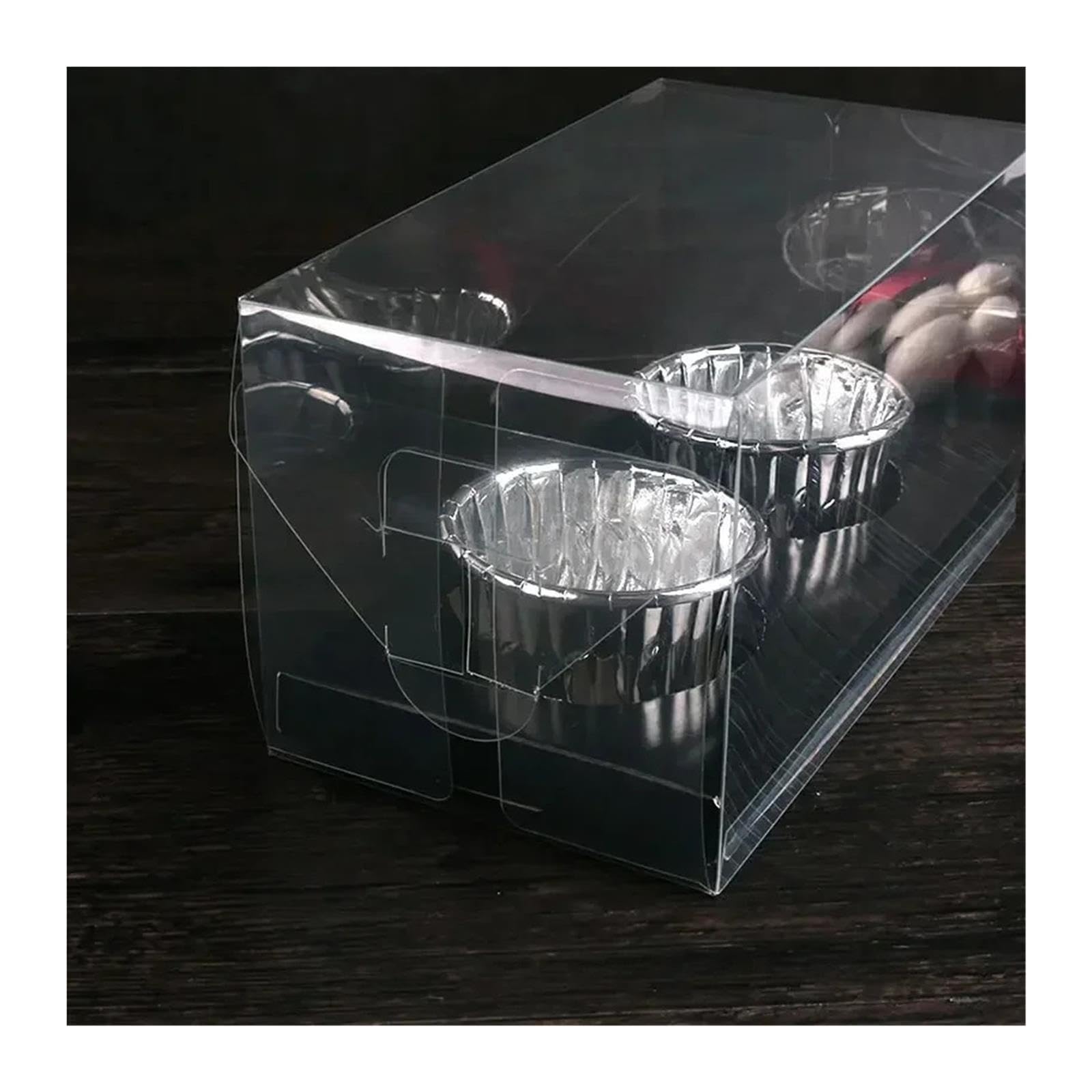 Scatola per Torte Scatola for cupcake trasparente a 2/4/6 fori