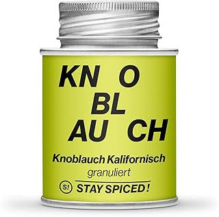Gesponserte Anzeige – Erstklassiges Knoblauchgranulat von STAY SPICED ! I Knoblauch Pulver Straight from California I Scha...