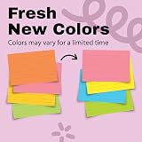 Post-it Super Sticky Notes, 6 x 8 in, Neon Fizz, 4 Lined Pads – view 3