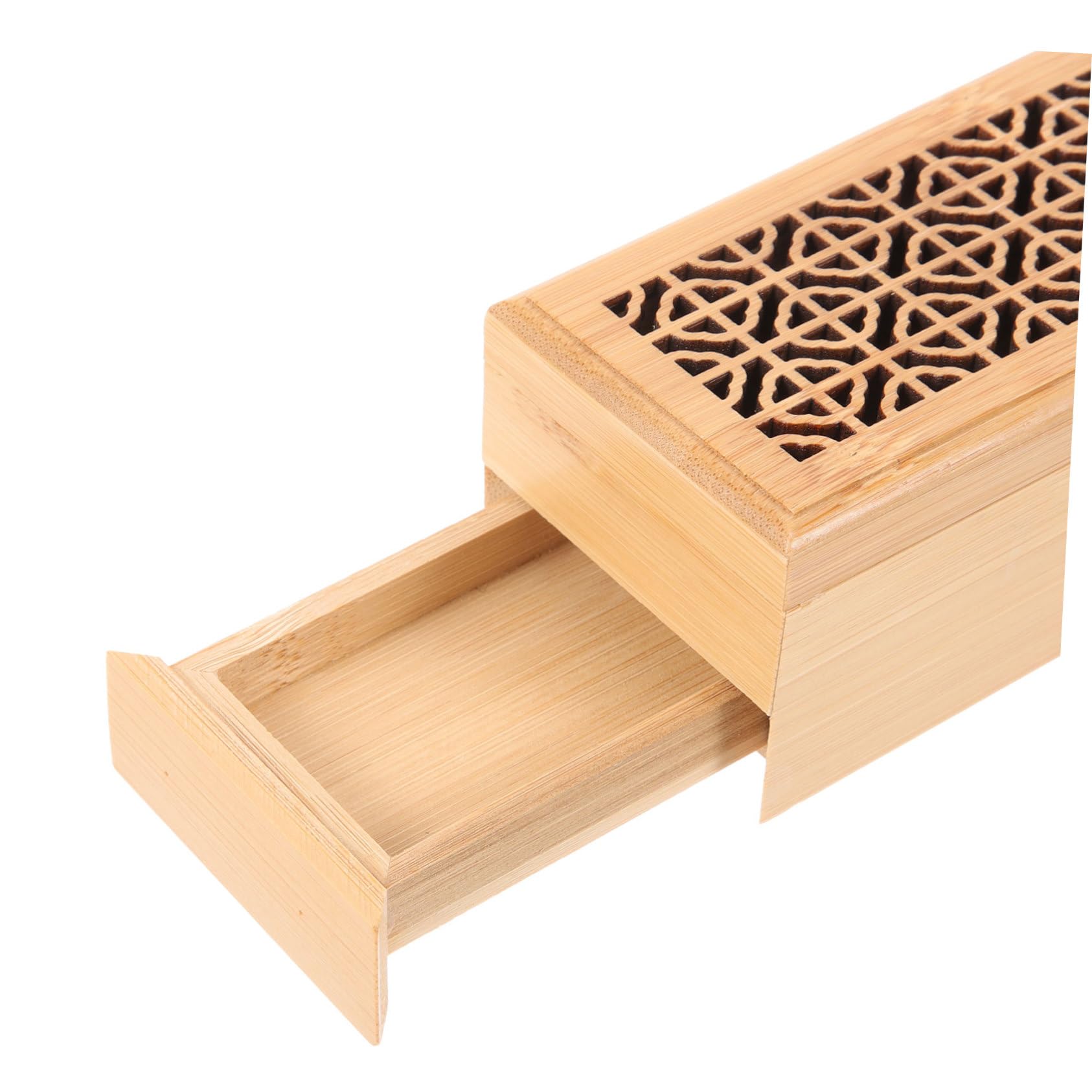 OUNONA 4 Stück Holz Weihrauch Box mit Hohlem Design Wiederverwendbarer Räucherstäbchen Halter für Meditation Yoga und Aromatherapie aus Stabilem für Zuhause und Büro