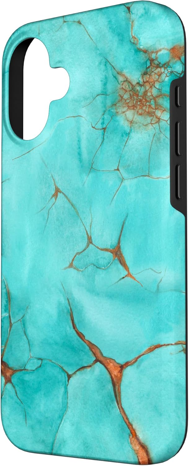 Country Western Boho Rock Chic Turquoise Fun Hippie Fashion Case for iPhone 16