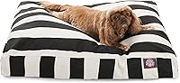 Vista 48 de Majestic Pet Cama rectangular para perros medianos a rayas, lavable, cama antideslizante y cómoda para mascotas, cama para perros con funda