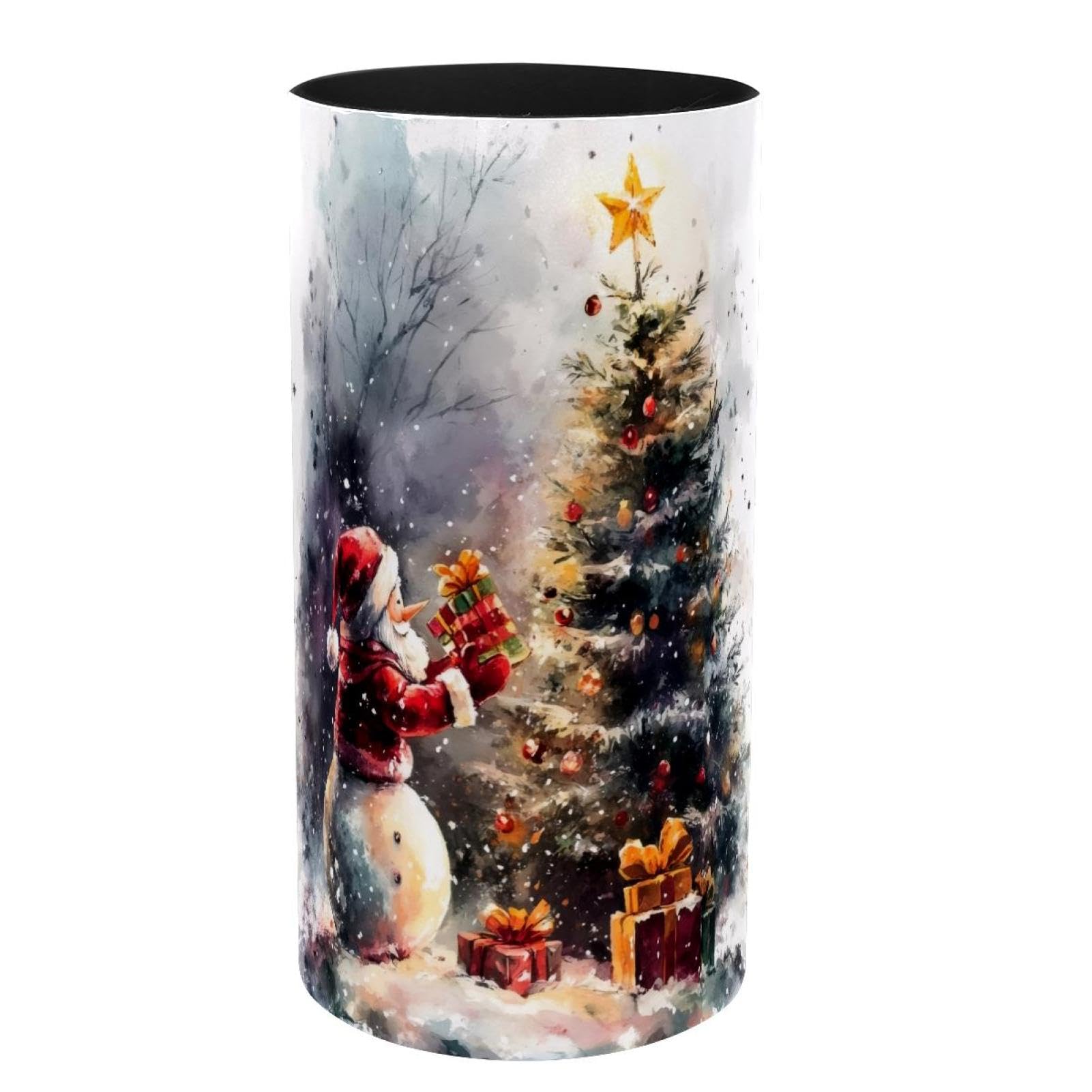 Porte-stylos de bureau et boîte à musique de Noël pour fournitures scolaires