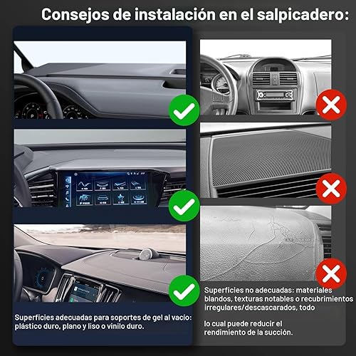 Miniatura 8 de Soporte magnético para teléfono con succión al vacío, plegable y retráctil, soporte de teléfono con ventosa manos libres