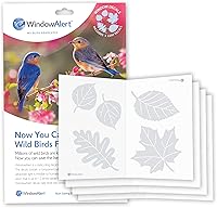 Vista 33 de WindowAlert Cobertura Anticolisión de Copo de Nieve - Adhesivo de Ventana UV-Reflectante para Proteger a las Aves Silvestres de Colisiones contra