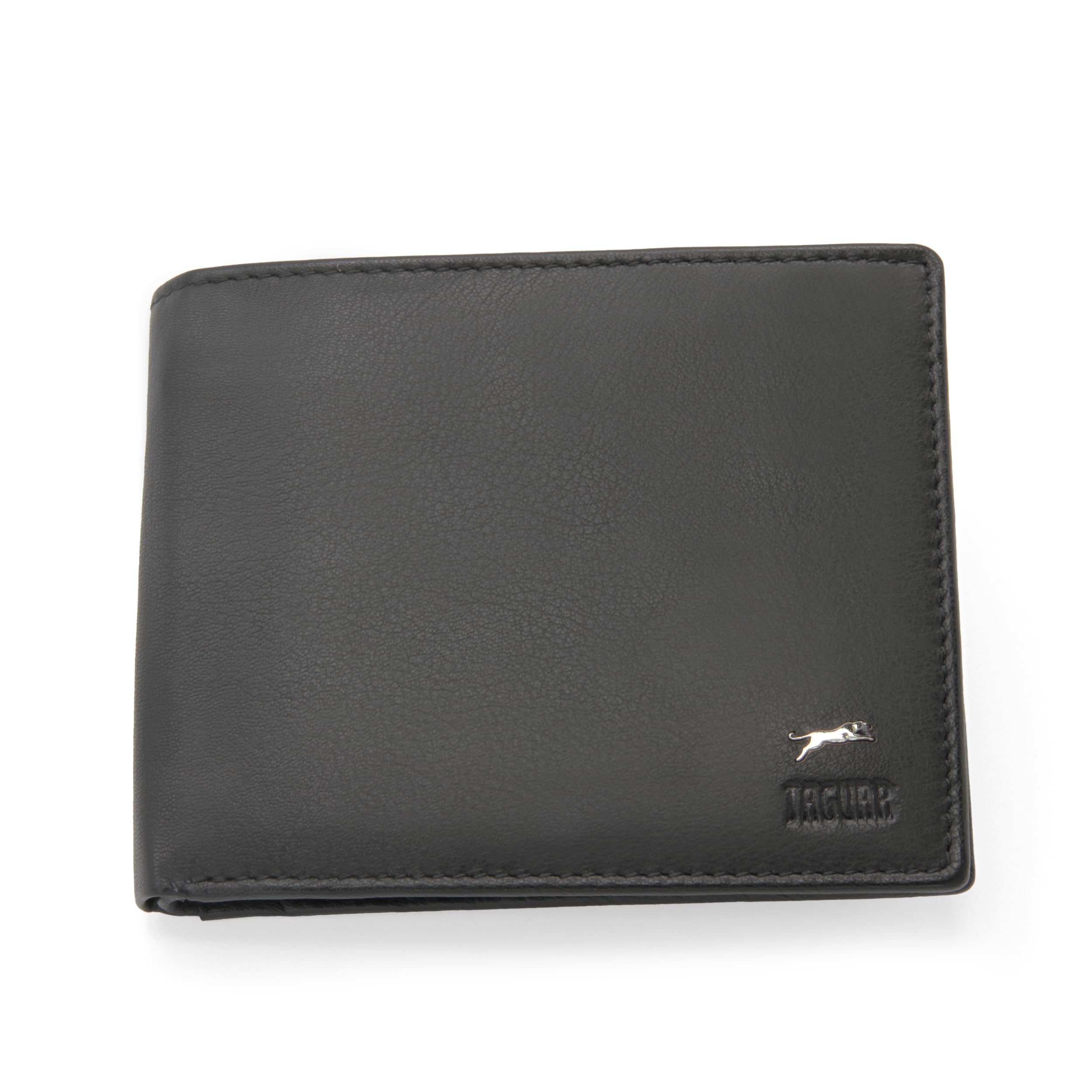 Men's Genuine Leather Wallet, Card Slots and Coin Pocket, Black