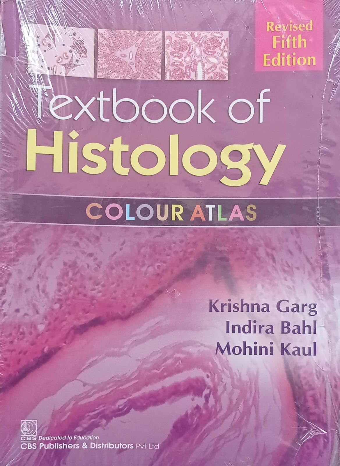 Textbook Of Histology COLOUR ATLAS By Krishna Garg NVB++++