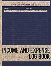 Income And Expense Log Book: Simple Small Business Income And Expenses Record Tracking Book And Daily Ledger & Deposit Journal For Bookkeeping