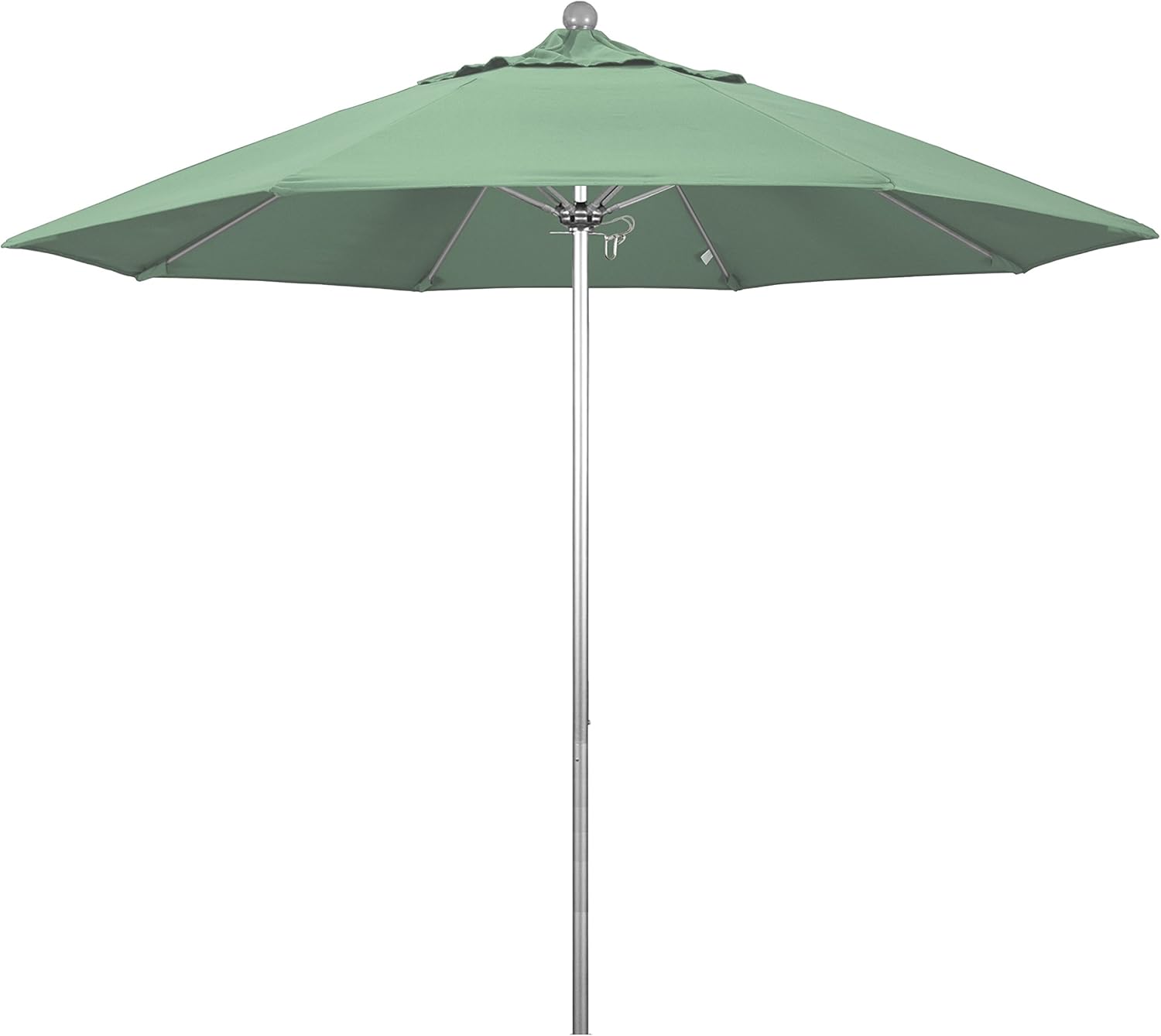 Phat Tommy Commercial Patio Umbrella - 9 ft Outdoor Patio Market Umbrella, Sturdy Umbrella with Durable Silver Anodized Aluminum Frame, Yellow