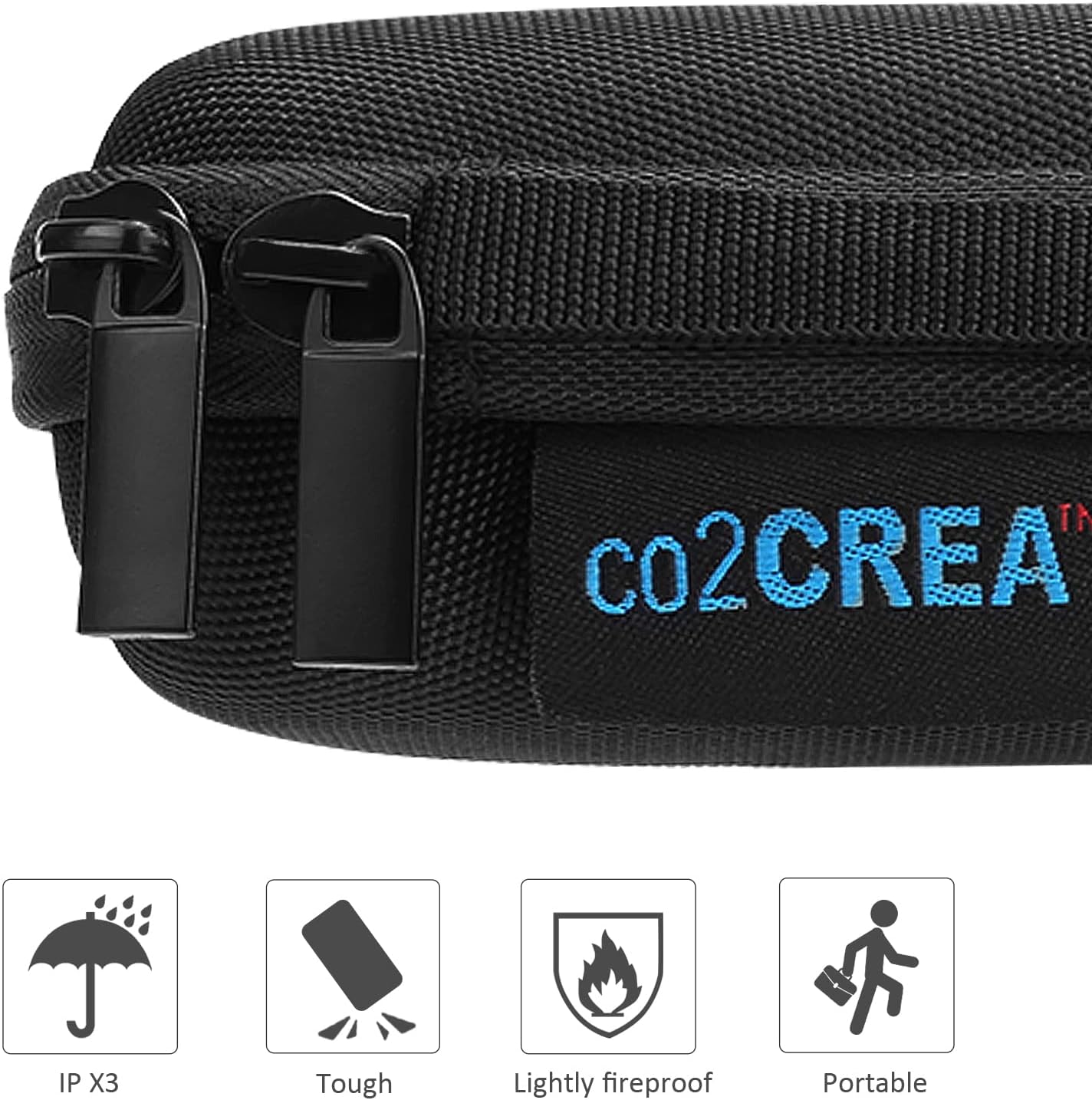 co2CREA Hard Case Replacement for Wildgame Innovations Trail Pad VU60 / Stealth Cam SD Card Reader Viewer 4.3" LCD Screen