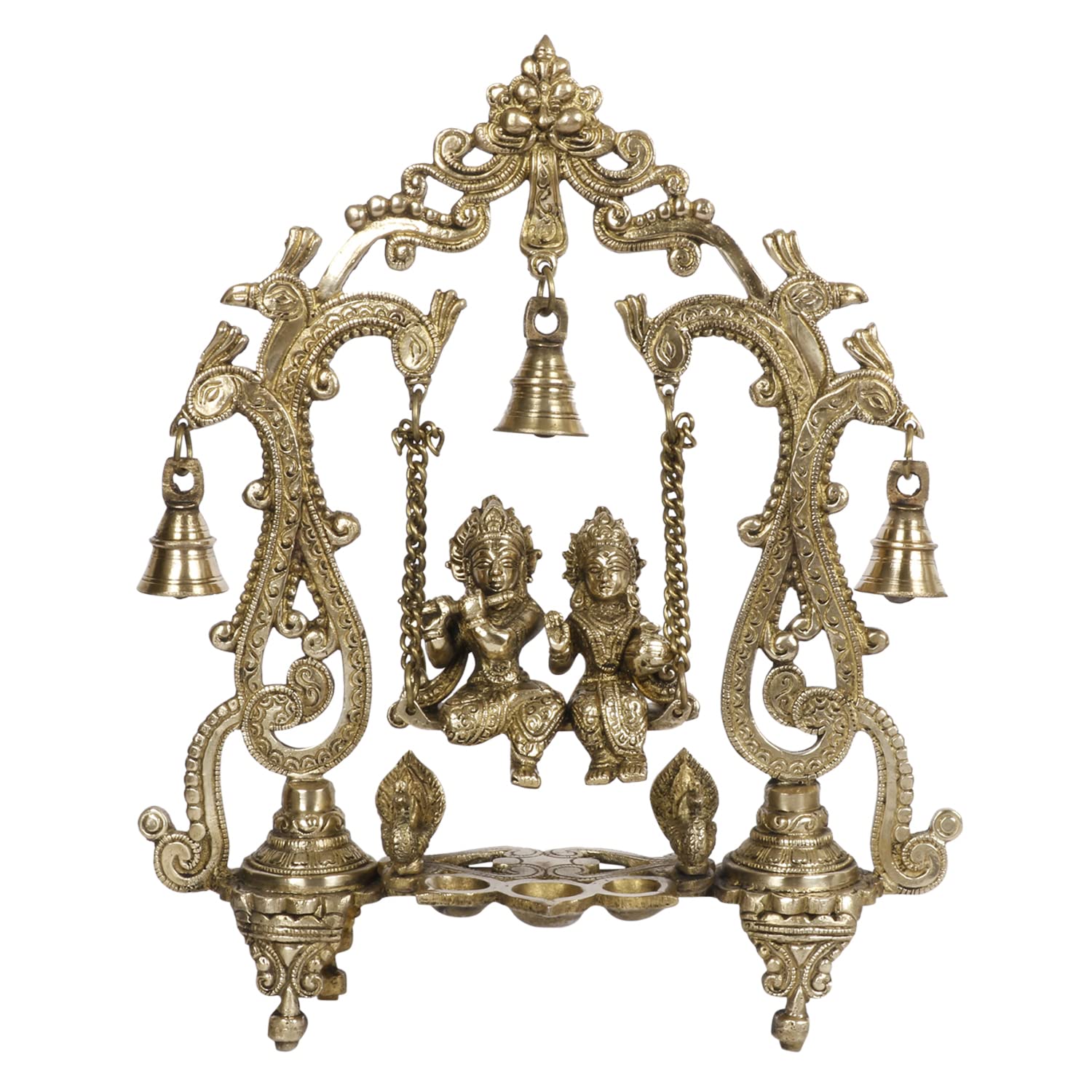 Lampe Diya Radha Krishna suspendue, le cadeau de mariage idéal