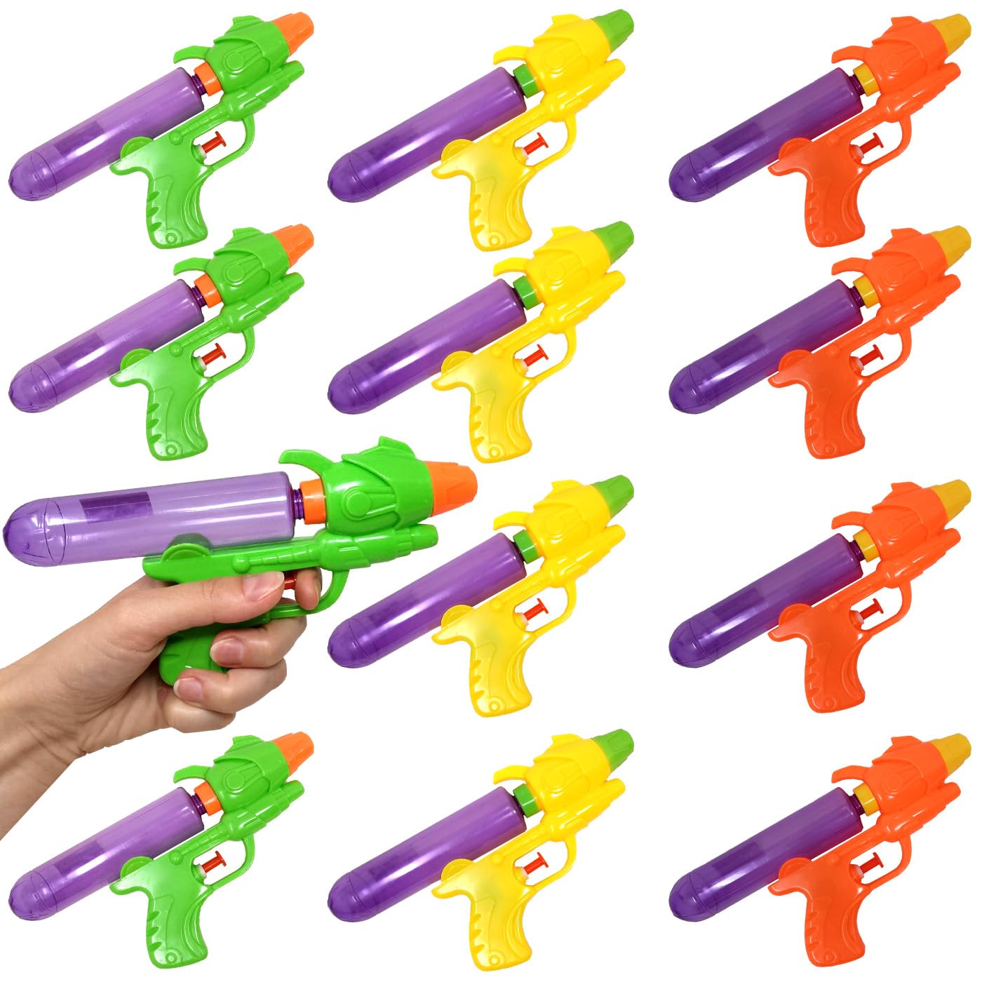 Pack 3 Pistolas De Agua Para Niños Juguete Juegos Acuáticos | Meses sin