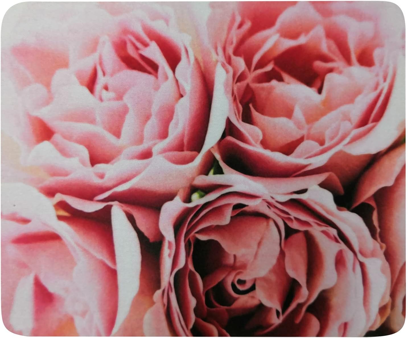 Mouse Pad Pink Roses 36230 Oblong Shaped Mouse Mat Design Natural Eco Rubber Durable Computer Desk Stationery Accessories Mouse Pads for Gift