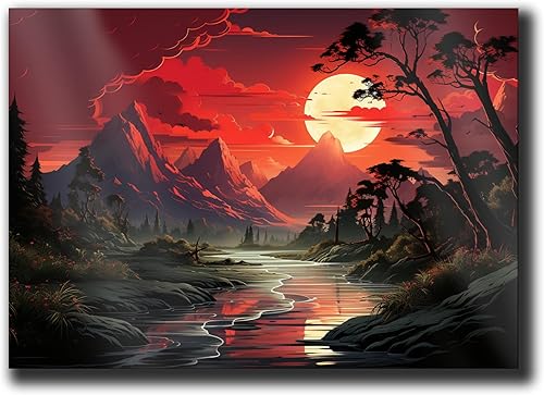 Neon Sunset Vibes Florida Synthwave Sunset Framed poster Print, Retro Miami Style Wall Art, Decor poster, Home Decor