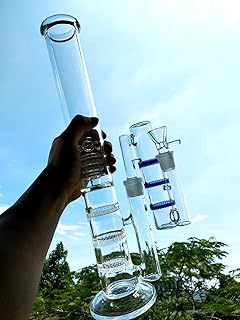 高さ42cm アイスボン アイスボング (ガラスボング) 17" ガラスボング 凡愚 ボング(水パイプ)18mmジョイントの煙管煙草 bong ボング 水の煙パイプ/アッシュキャッチャー,Big Glass Bong,Water Pipes w...