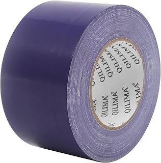 QILIMA Cloth Duct Tape, Waterproof Duct Cloth Fabric, Professional Grade Duct Tape for Photographers, Repairs, DIY, Crafts, Indoor Outdoor Use,3 Inch X 60 Yards, Purple