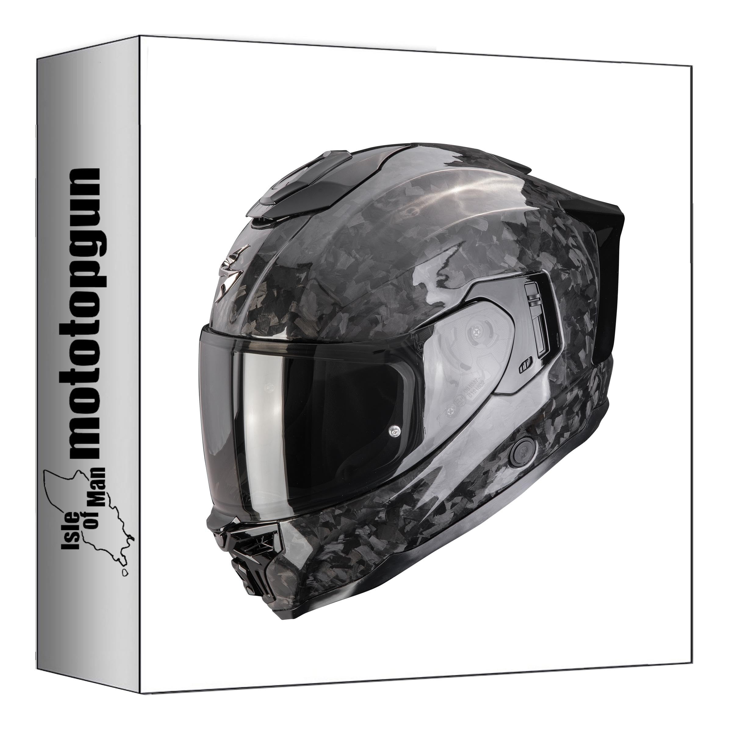 Scorpion integralhelm für Motorrad exo-1500 Carbon air Onyx schwarz grösse s mototopgun 115-429-100-03