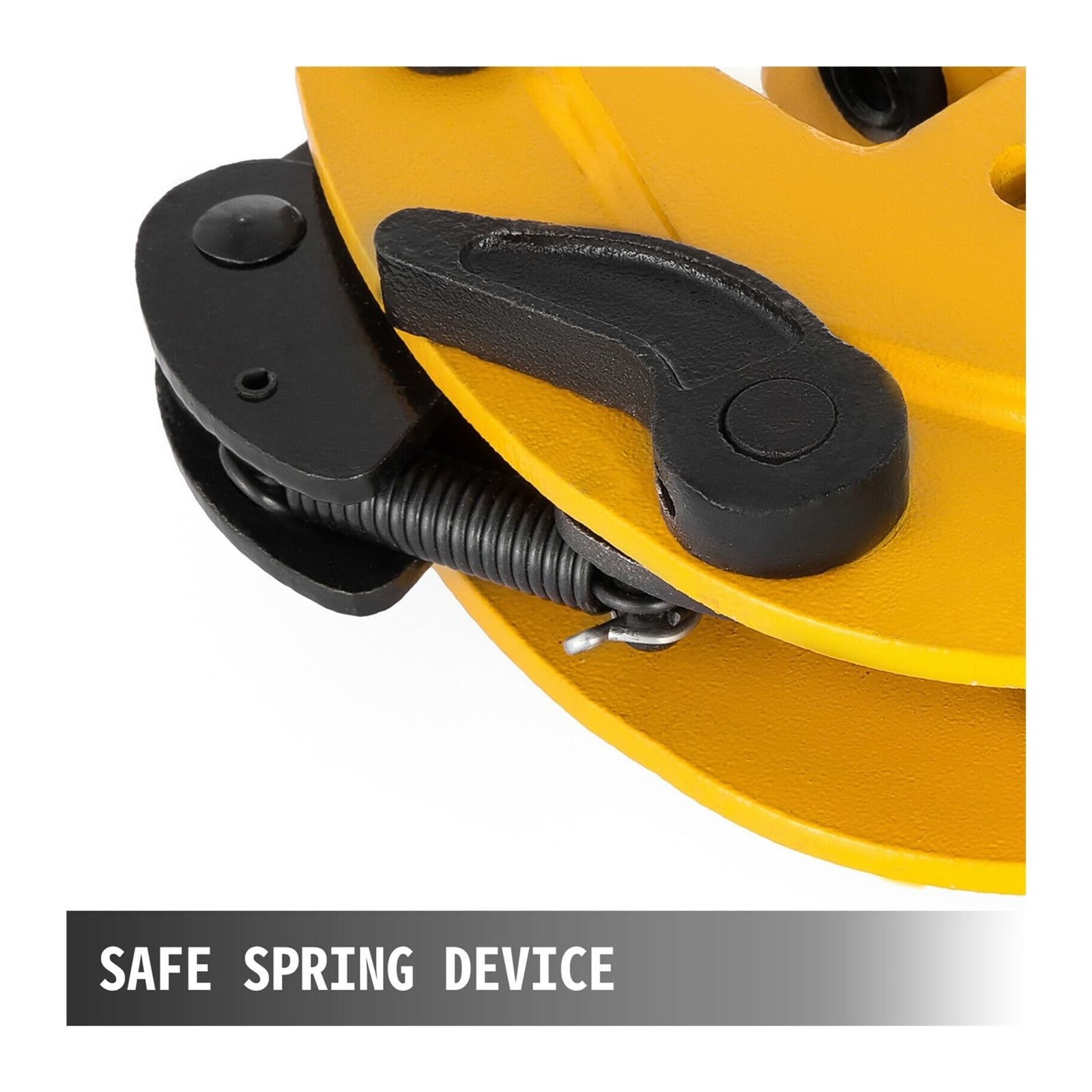 Hebekette, 0,8 t – 2 vertikaler Plattenklemmbacken-Öffnungs-Stahlblechheber in Industriequalität for Stahlfabriken und Baustellen(2 Ton)