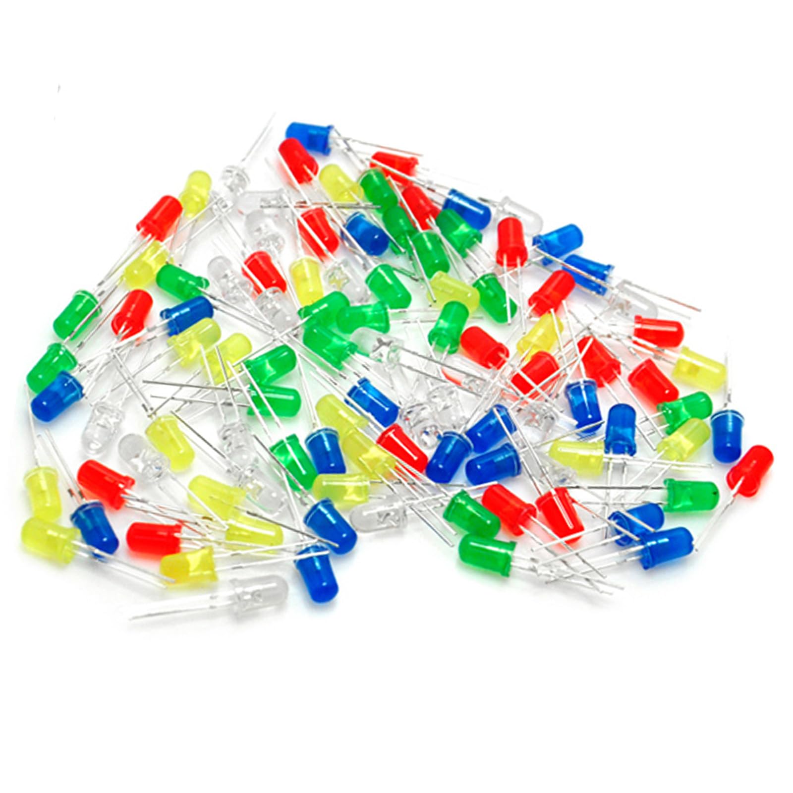 5mm LED Light Assorted Kit DIY LEDs for Arduino (Pack of 100pcs) EK8437