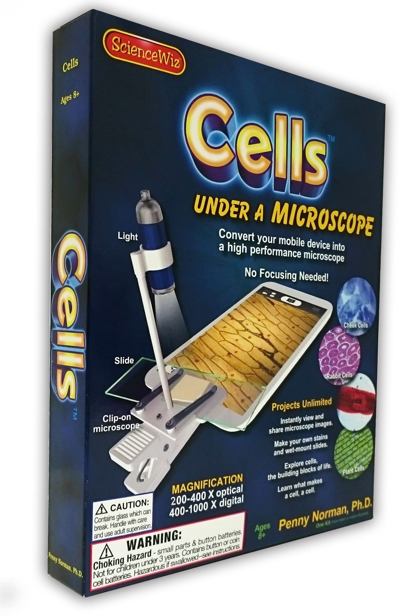 Cells: Under a Microscope (ScienceWiz Book-Kit)