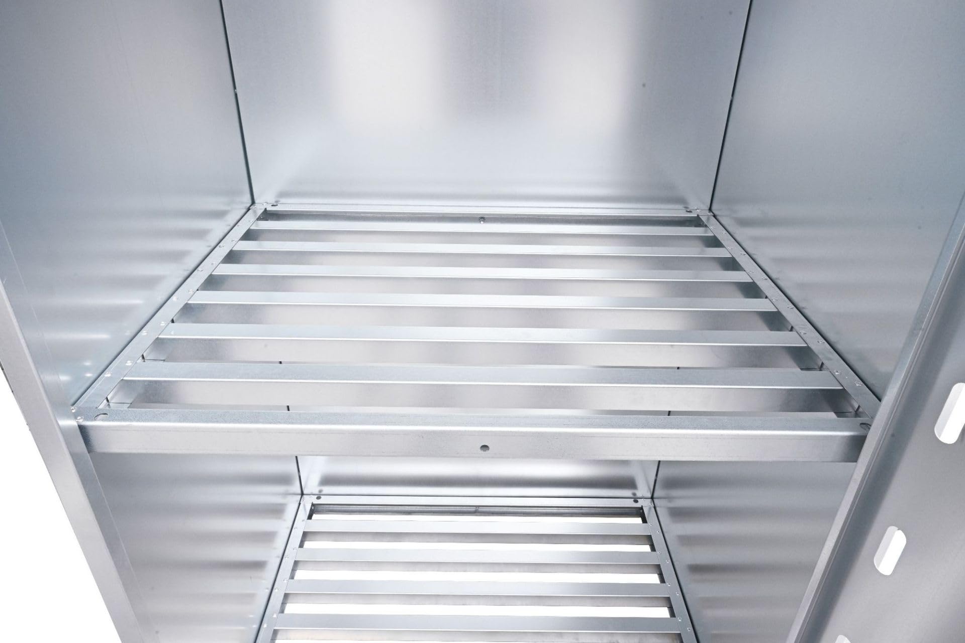 Propangasflaschen-Schrank verzinkt 1500 x 842 x 690 mm | Gasflaschenschrank | Für 10x11 kg oder 4x33 kg, Feuerverzinkter Stahl, Abschließbar, Belüftung, Außenbereich