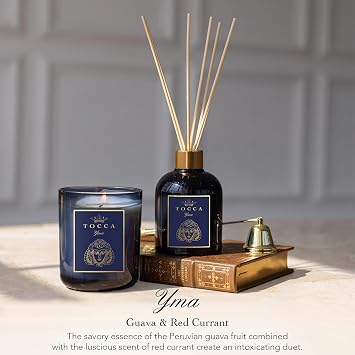 TOCCA Yma Candle (10oz) + Reed Diffuser (6oz) - Guava & Red Currant Scented