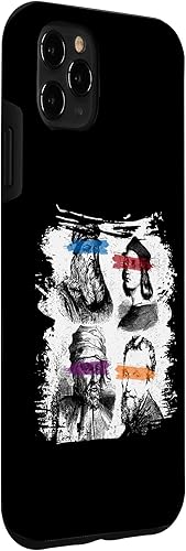Vista 3 de iPhone 11 Pro Max Ninja Art Renaissance Artist Drawing Estudiante de arte Estuche para artista