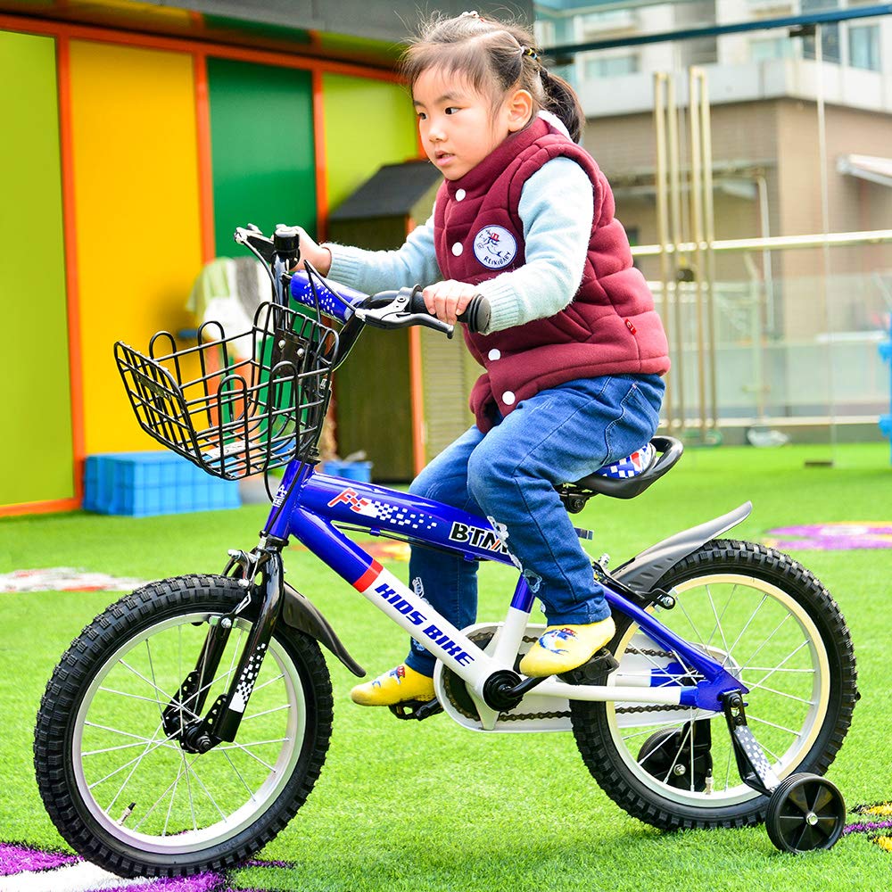 Amazon | BTM 子ども用自転車 補助輪付き 軽量 16インチ 95％組立完了