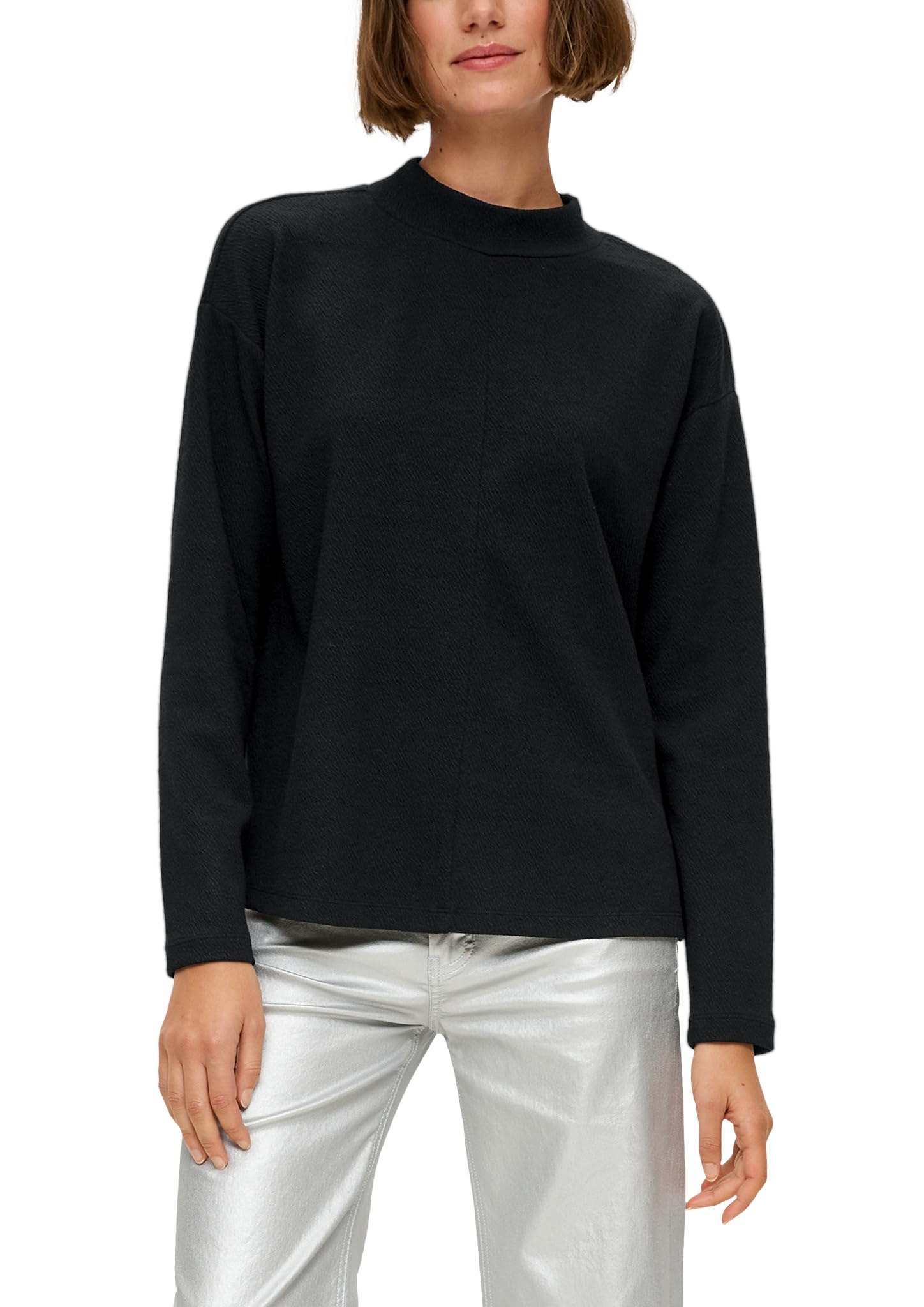 s.Oliver 2139872 Textured sweatshirt,