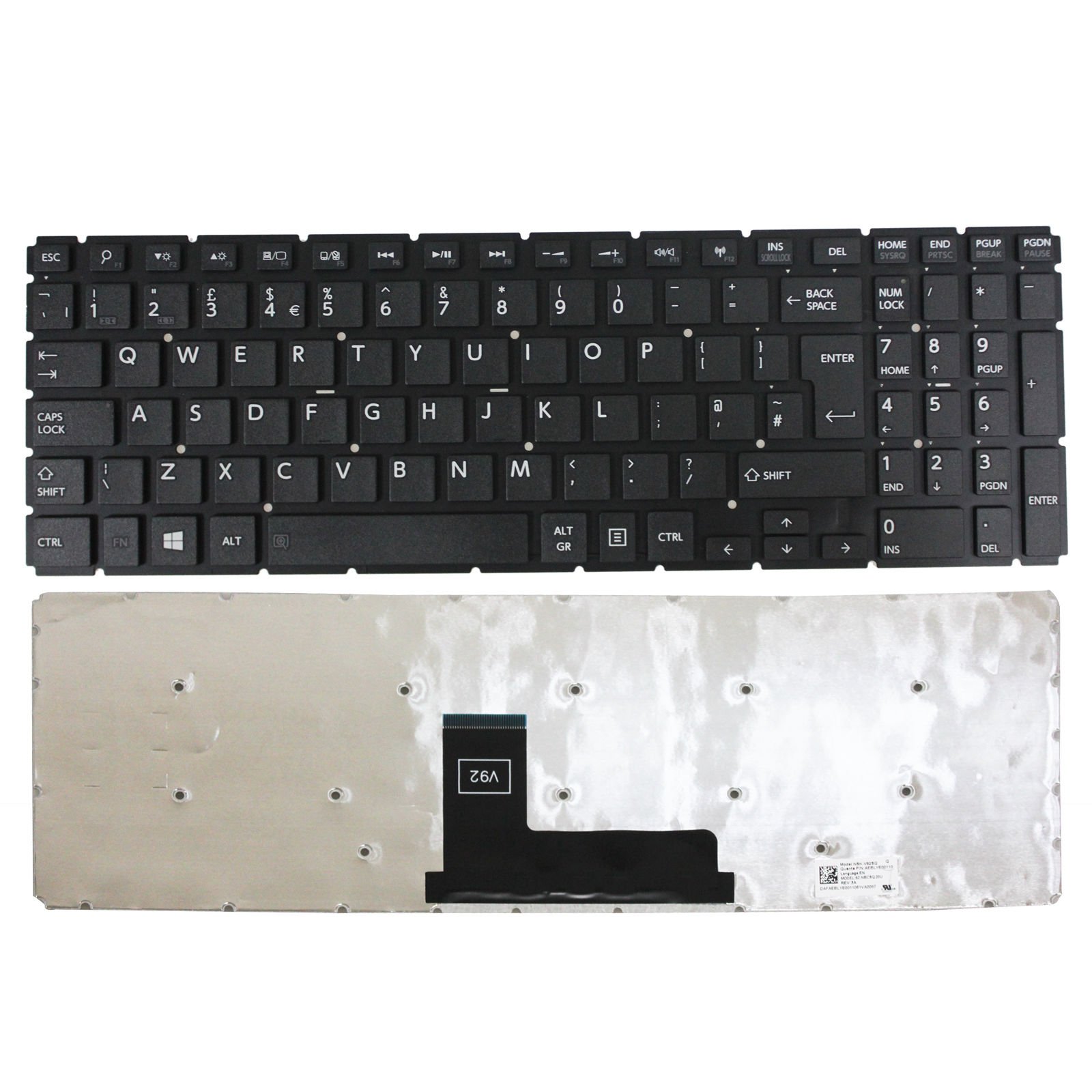 4d Laptop Keyboard for Toshiba Satellite L50-B L50D-B L50DT-B L50T