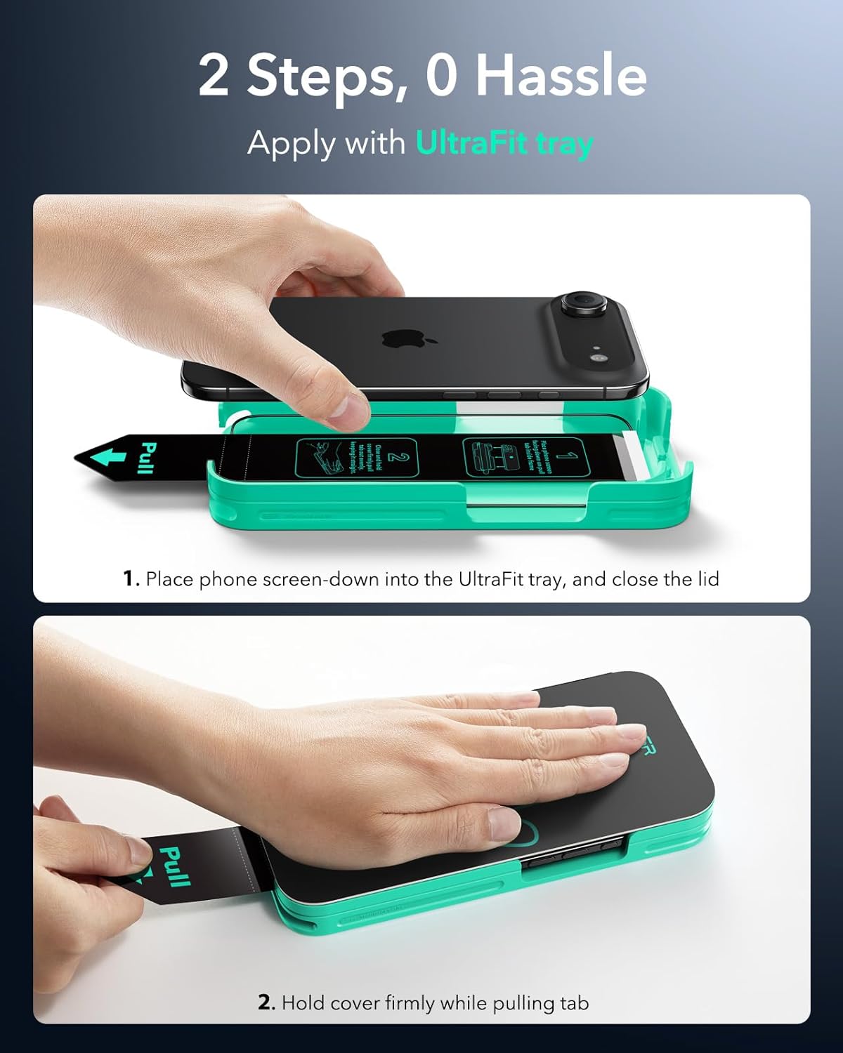 ESR 3 Pack 9H+ Glass for iPhone 17 Pro Max Screen Protector,[Military-Grade Shatterproof], with AR Anti-Reflective Technology, Armorite Ultra-Tough Tempered Glass with Ultra Fit Tray