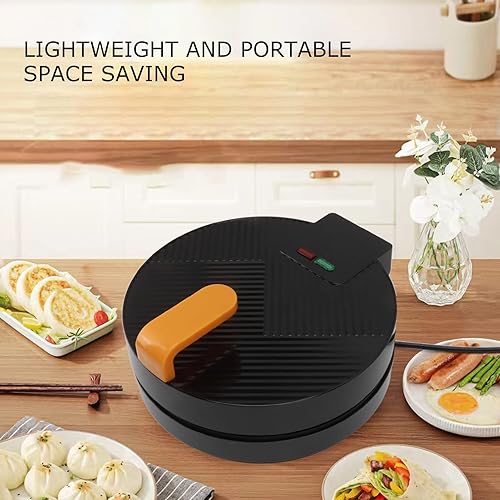 Miniatura 3 de Mini máquina para hacer donas, sartén eléctrica portátil antiadherente para hacer donas, hace 8 donas para el hogar, desayuno, aperitivos, postres,