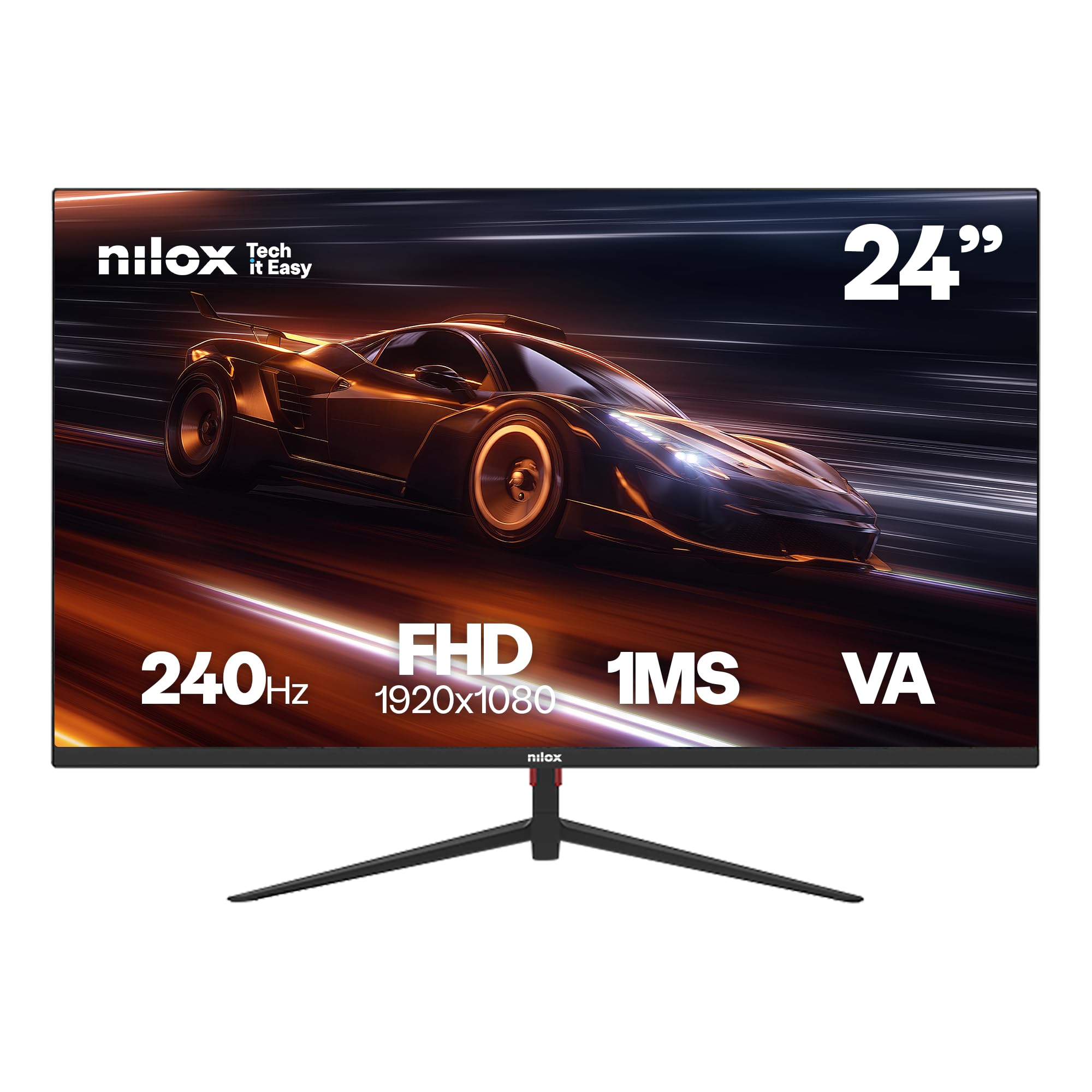 Nilox NXM24FHD2401 Monitor 24" VA 240Hz HDMI DP