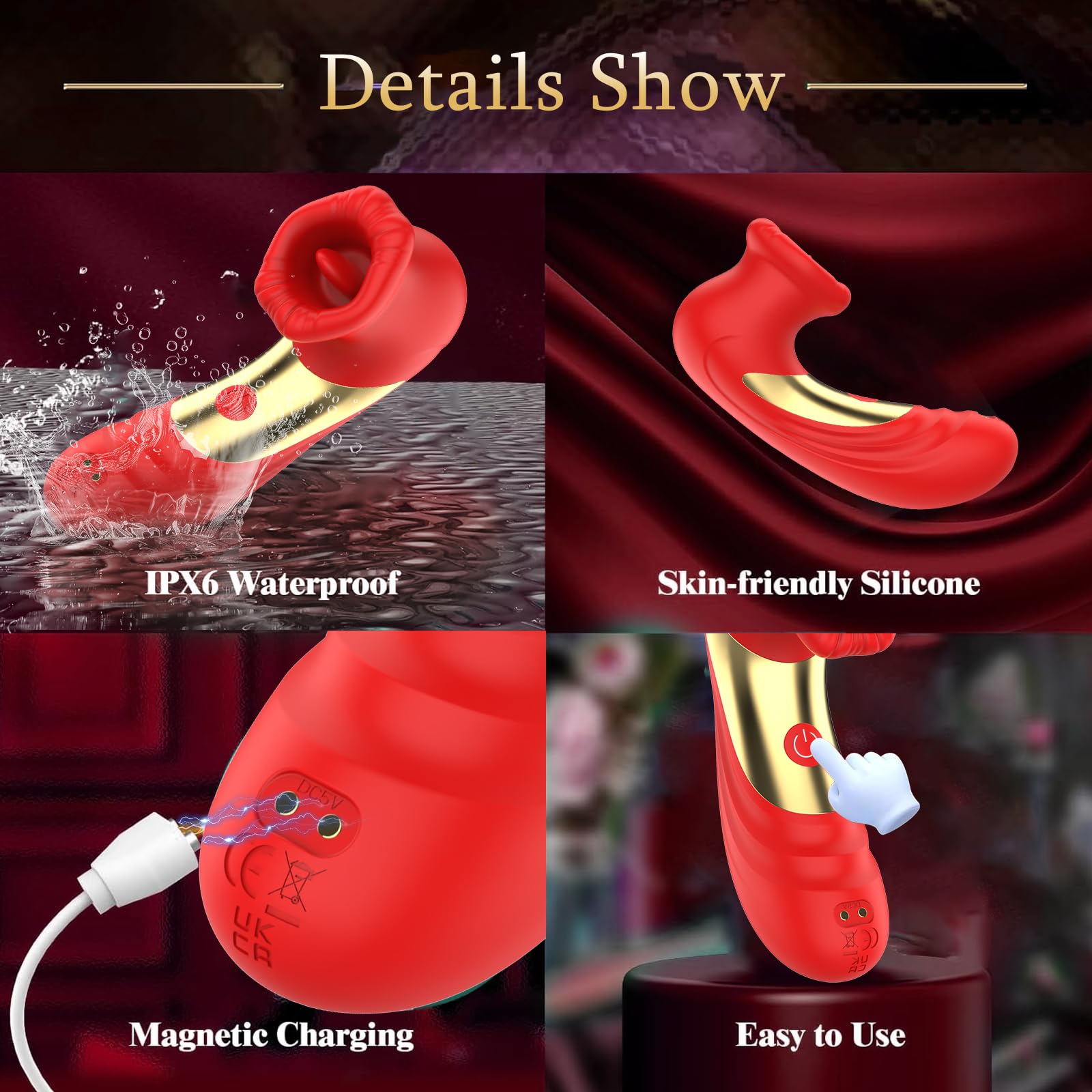 Amazon.com: Vibrator Sex Toys for Women,3-in-1 Clit Sucker Adult Toys with  APP Control 10 Stimulation Modes for Women Clitoral Licking Nipple,Rose Toy  Couples Sex Toy G-Spot Vibrators,Adult Sex Toys & Games :
