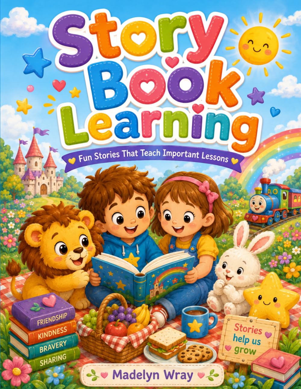 Story Book Learning: Fun Stories for Kids with Lessons About Kindness, Sharing, Friendship, and Good Choices