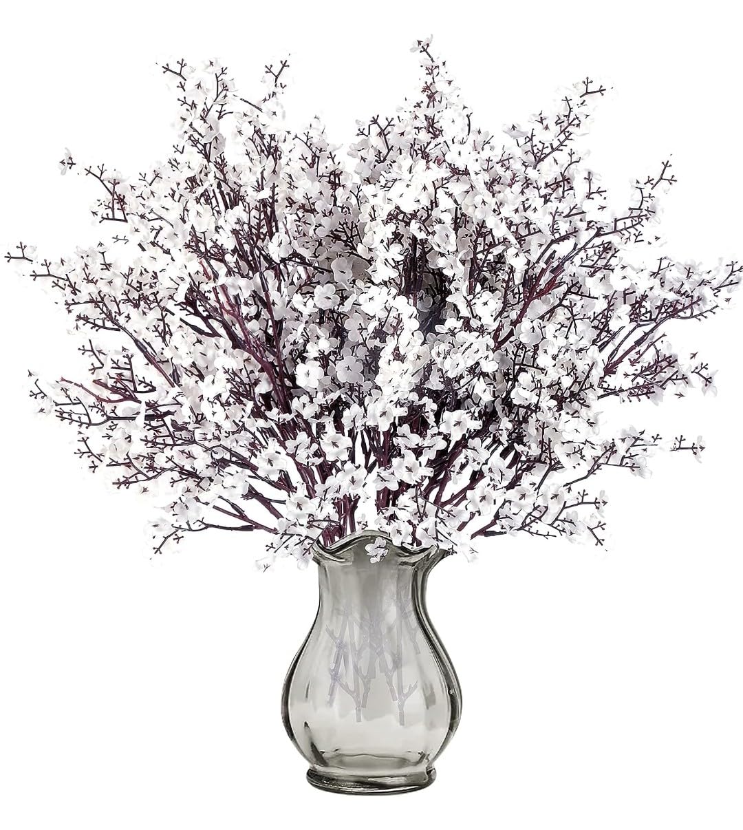 VRB DecTM 5 Pcs Artificial Babys Breath Gypsophila Flower Sticks for Home Decoration | Faux Flowers for Vases | Decoration Items for Living Room|Home Decor|Diwali Decor|Chritmas (White) (B0CPYQQWGG) Amazon Price History, Amazon Price Tracker