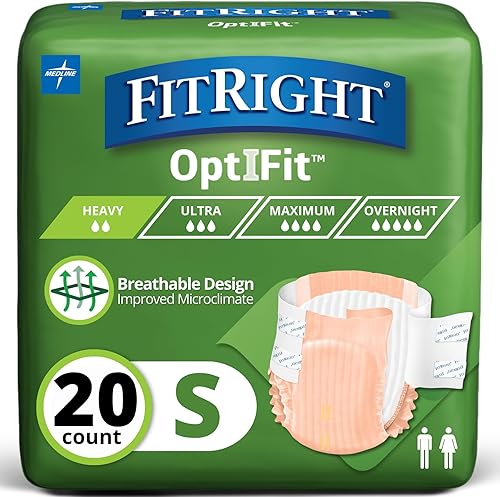 Miniatura 8 de FitRight Pañales para adultos, absorción extrapesada, XL (tamaño de la cintura 56 a 64 pulgadas), 80 unidades, calzoncillos de incontinencia OptiFit