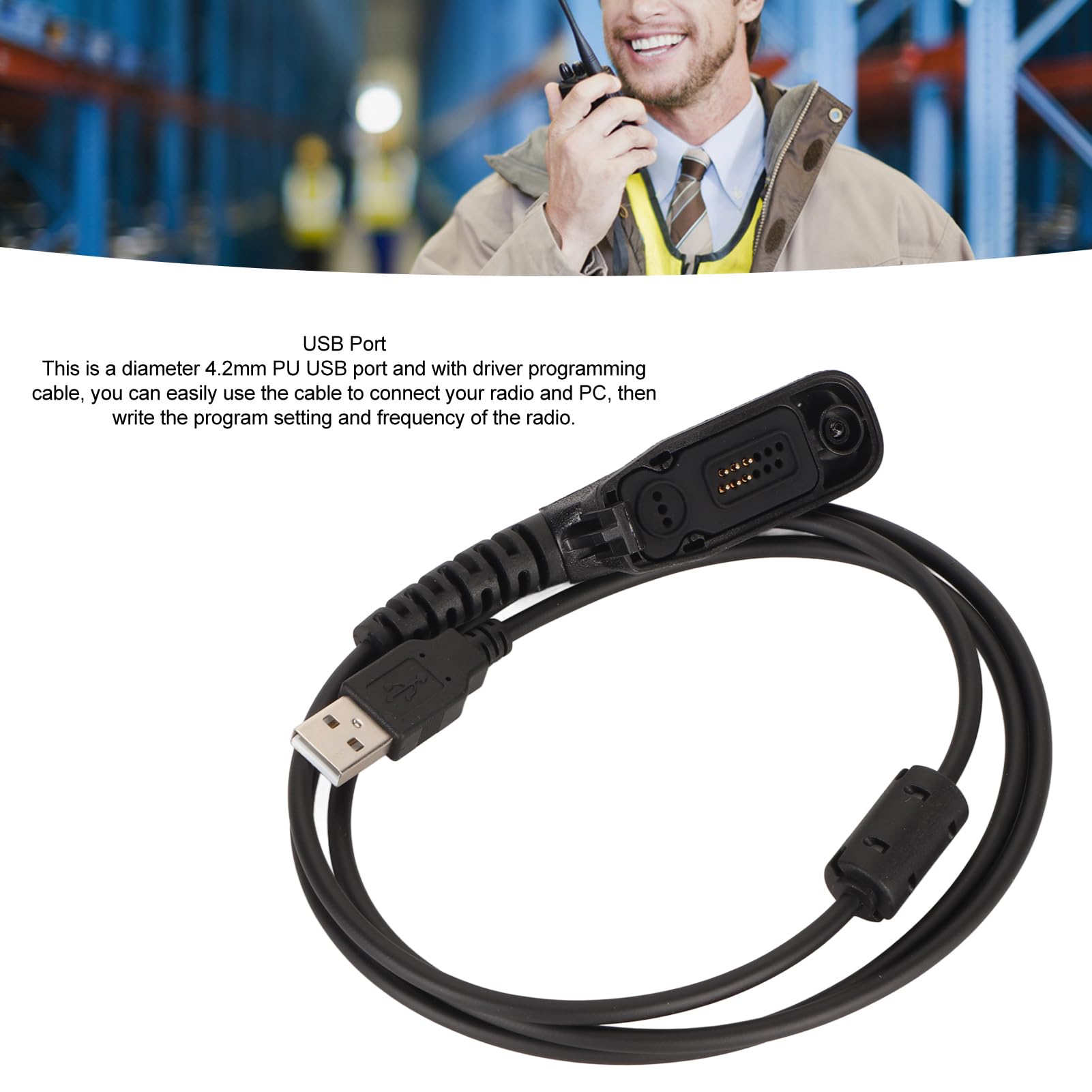 Annadue Cavo di Programmazione USB per DP4400 DP4401 DP4800 DP4801 DP4600 APX7000 APX7500 APX8000 XPR7550e XPR7550 XPR6550 XPR7350, ecc.