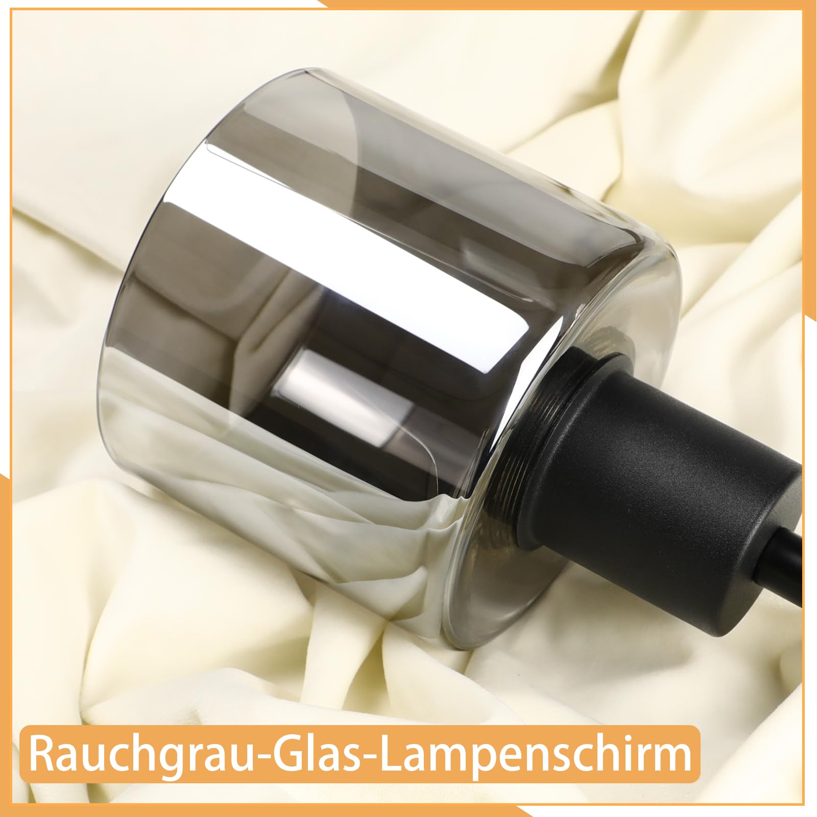 ZMH Pendelleuchte Esstisch Hängelampe Schwarz - Esstischlampe Hängend E27 Hängeleuchte Vintage 3 Flammig Esszimmerlampe Industrial Pendellampe Retro für Wohnzimmer Hotel Büro (ohne Leuchtmittel)