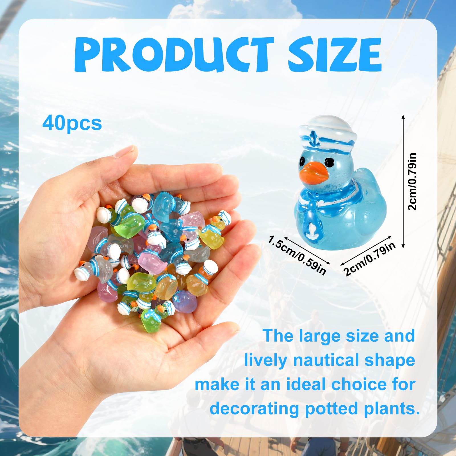 80pcs Mini Cruise Ducks Figure - Image 2